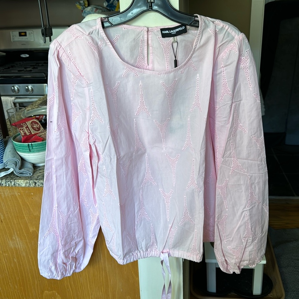 NWT Karl Lagerfeld Top sz M